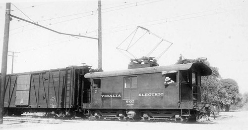 Visalia Electric Railroad's Engine 601, Lemon Cove, Calif