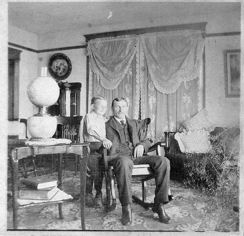 Rising Family Parlor, 1890, Woodville, Calif