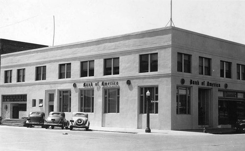 Bank of America, Exeter, Calif., Late 1930s