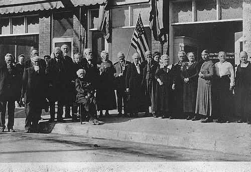 Civil War Veterans, Porterville, Calif., in 1912