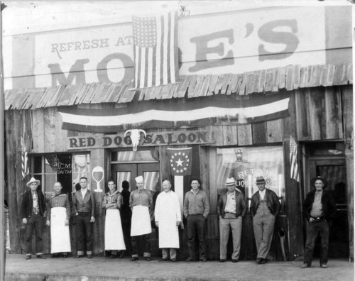 Red Dog Saloon, Dinuba, Calif., 1930s