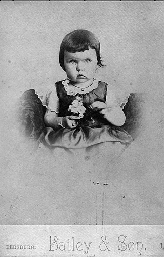 Caroline Hershberger (Brown), Veldersburg, Ind., 1864