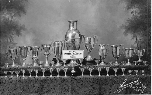 Porterville High School Cadet Trophies, Porterville, Calif., 1927