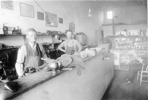 Britten Shoe Repair Shop, Exeter, Calif