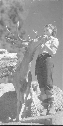 "Jean Parker in Movie ""Sequoia,"" Tulare County, CA, 1933"