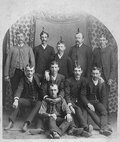 1888 Gentlemen's Group, Porterville, Calif