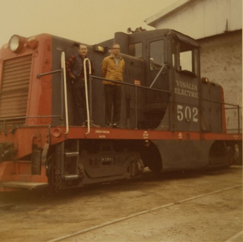 Visalia Electric Railroad Engine #502, Exeter, Calif