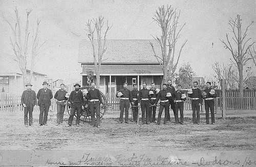 Fire Company #1, 1886, Tulare, Calif