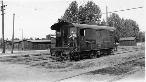 Donald McFadzeon, Visalia Electric Railroad, Woodlake, Calif