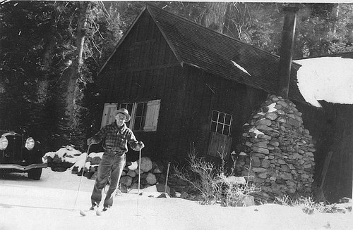 Harold Palmer Skiing at Mineral King, CA