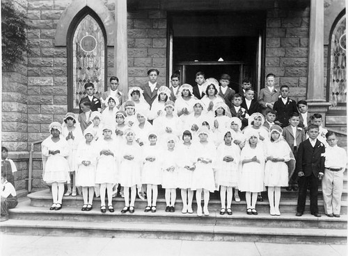 First Holy Communion, George McCann School, Visalia, Calif., 1929