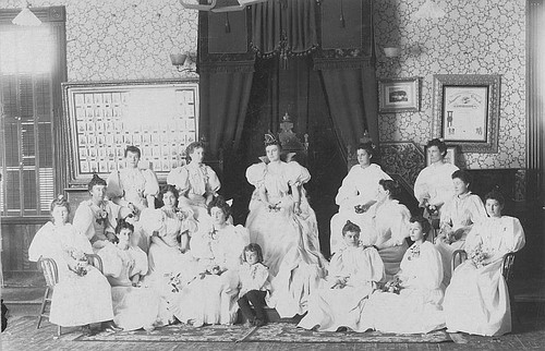 Eastern Star Group, Tulare, Calif., ca 1900