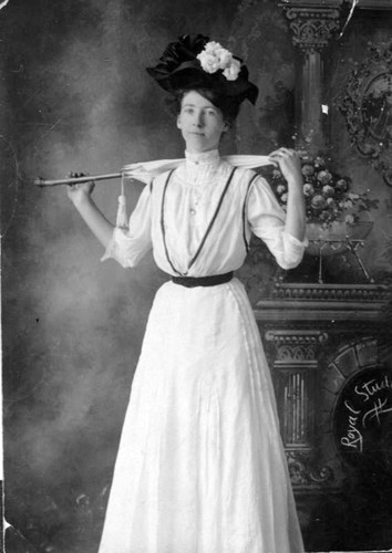 Carolyn Gordon Worthley in Wedding Dress, 1911