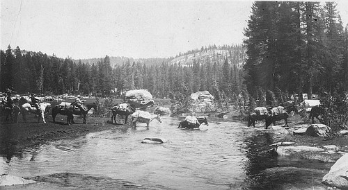 River Crossing, High Sierras, Tulare County, Calif