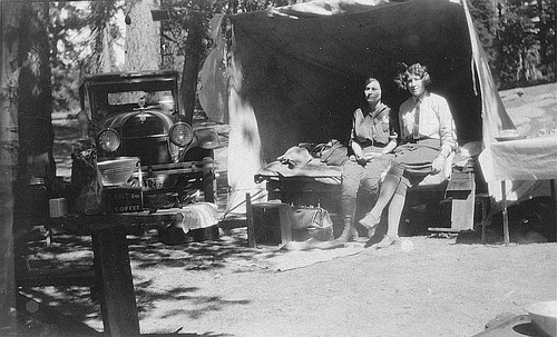 Campsite, Sequoia National Park, Calif., 1930s