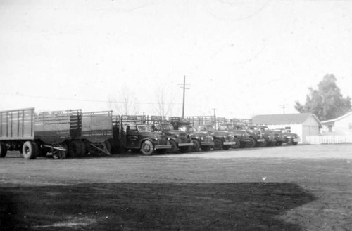 Hannah Trucking Service, Ivanhoe, Calif., 1940s