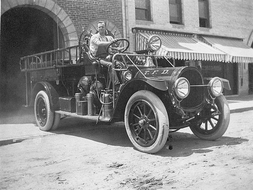 1920s Fire Truck, Tulare, Calif