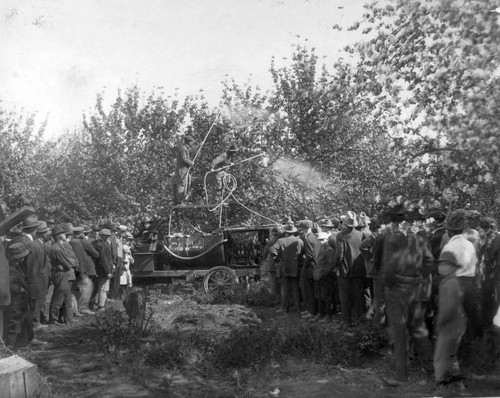 "New ""High Tech"" Pesticide Spraying, Exeter, CA, Late 1920s"