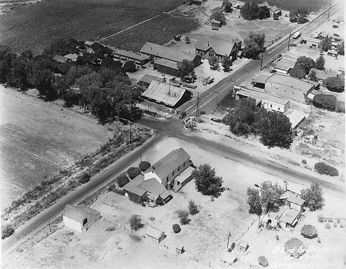 Aerial View, Tulare, Calif., Agriculture, mid-1930s