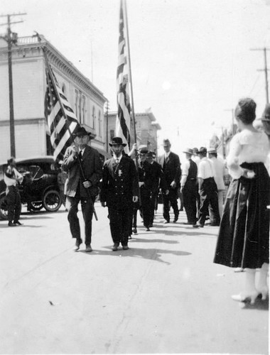 Parade on Main Street, Visalia, Calif