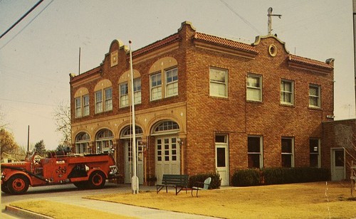 City Hall and Fire Department, Dinuba, Calif