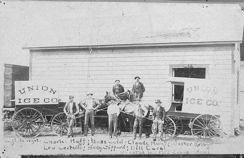 Union Ice Co., Visalia, Calif., ca 1900