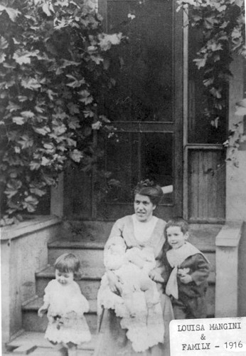 Louisa Mangini and Family, Dinuba, Calif., Late 1800s