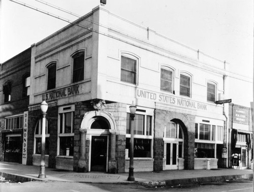 United States National Bank, Dinuba, Calif., Early 1900s