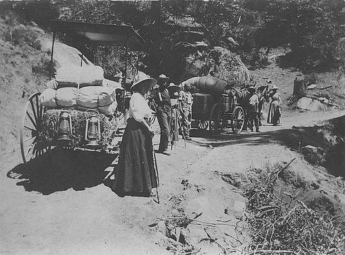 Camping Trip, Mountain Home, Tulare County, Calif., 1911
