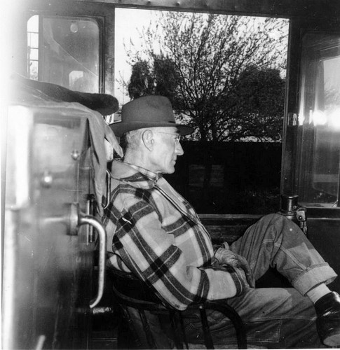 Donald McFadzeon, Visalia Electric Railroad, Exeter, Calif