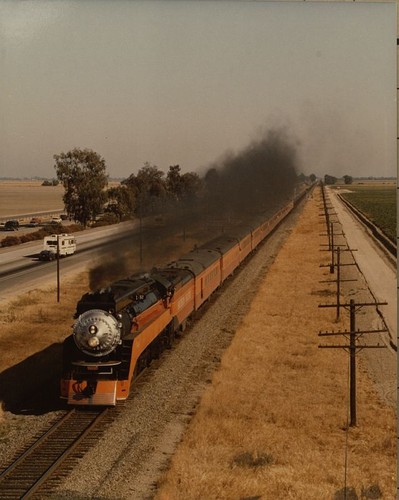 Southern Pacific Excursion Train near Visalia, Calif