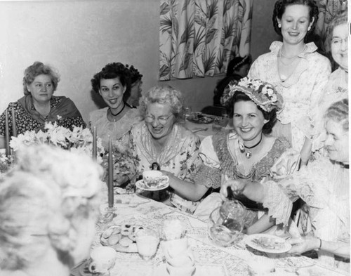 Tea Party, Dinuba, Calif., Early 1950s