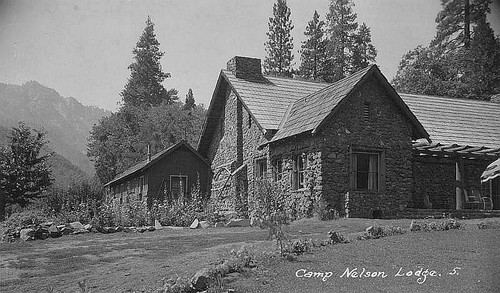 Camp Nelson Lodge, East of Porterville, Calif., 1950s