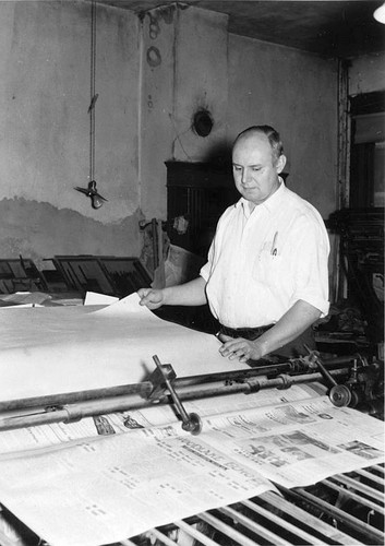 Richard Ropes, Publisher, Woodlake Echo, Woodlake, Calif