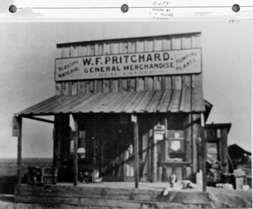 Pritchard Store, Ivanhoe, Calif., 1911