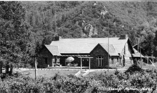 Hotel, Camp Nelson, Calif., Early 1900s