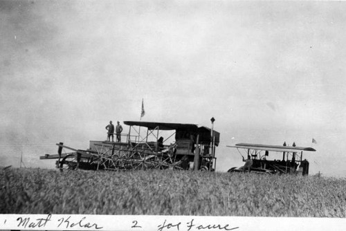 Holt Harvester, Porterville, Calif., ca 1920