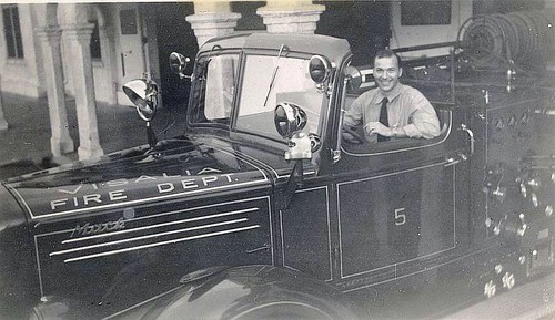 Joe Douglas, Fireman, Visalia, Calif., 1948