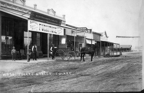 Bartholomew & Black Furniture, Tulare, Calif., 1890