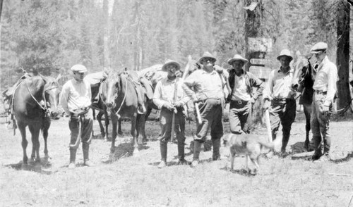 Alfred Worthley and Bill Boone, Fishing Trip, ca 1915