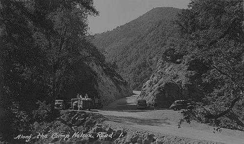 Camp Nelson Road, East of Porterville, Calif., Late 1930s
