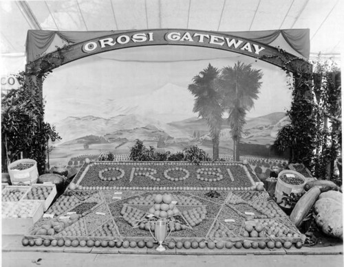 Agricultural Exhibit, Orosi, Calif