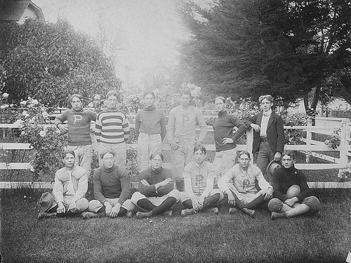 Morton St. Football Team, Porterville, Calif., 1904
