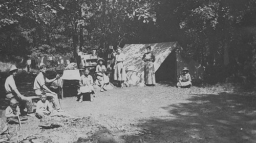 Camping Trip, Mountain Home, Tulare County, Calif., 1911
