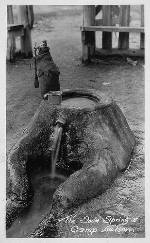 Soda Spring, Camp Nelson, Tulare County, Calif., 1946