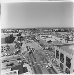 Beginning construction on Santa Rosa Plaza, Santa Rosa, California, 1981
