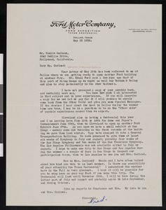 Fred L. Black, letter, 1936-05-23, to Hamlin Garland