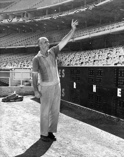 Walter Alston at Dodger Stadium