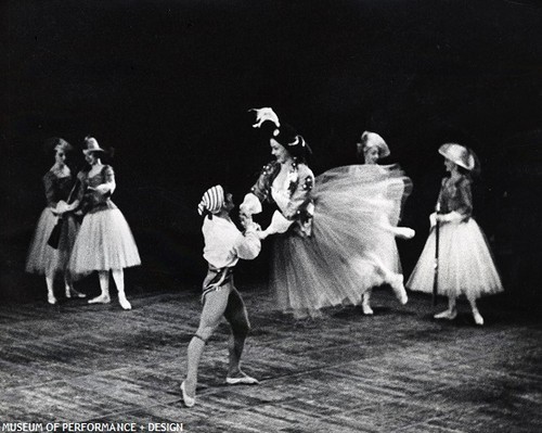 Sally Bailey, Michael Smuin, and other dancers in Christensen's Con Amore, 1960