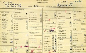WPA household census for 230 S SOTO, Los Angeles